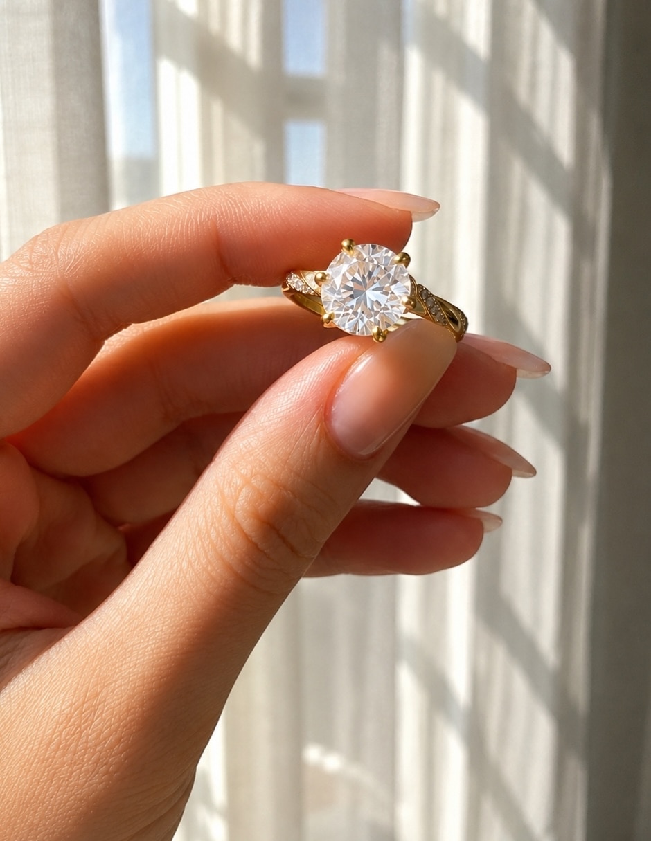 Anillo aurelle zirconia baño de oro 7