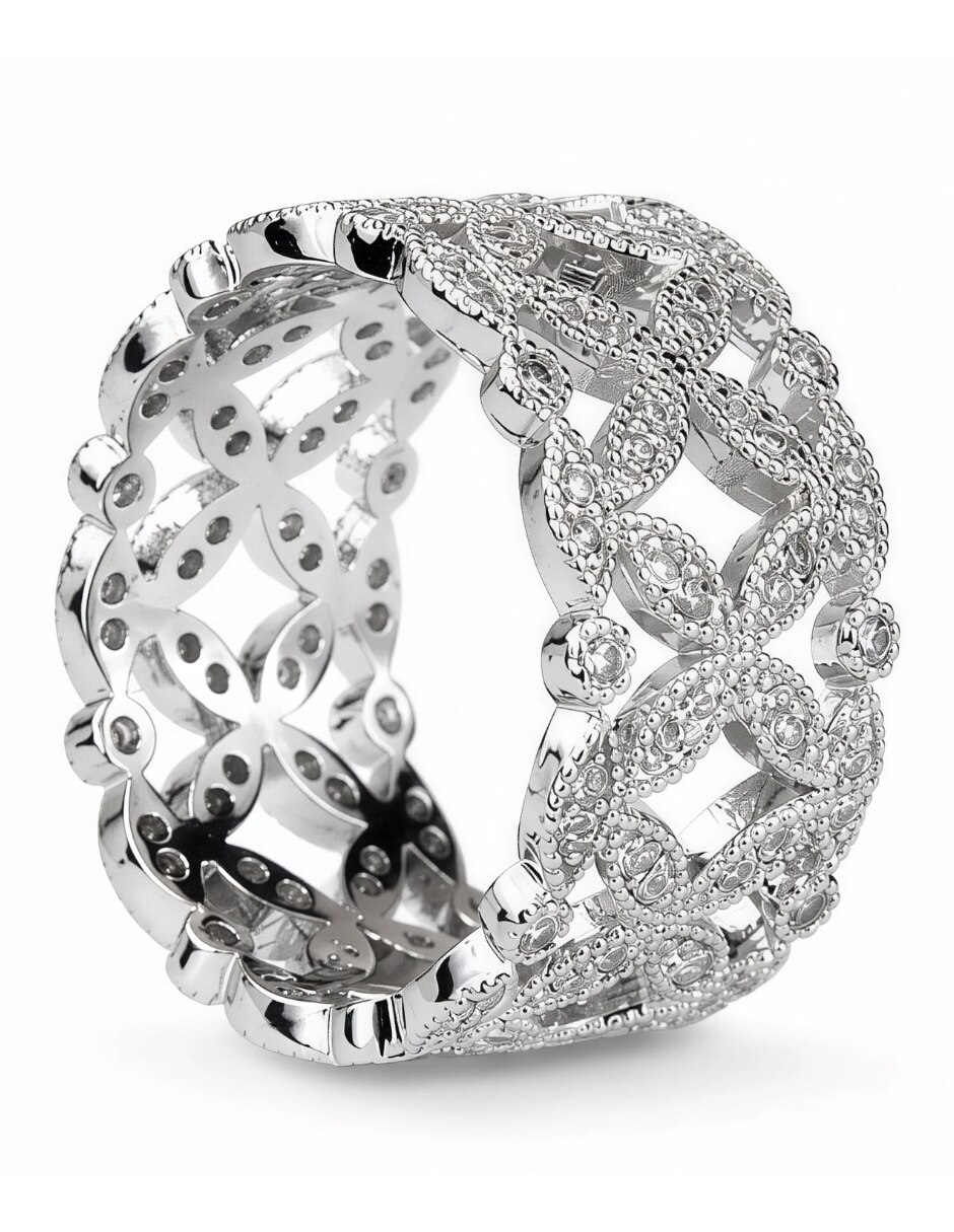 Anillo de (si aplica) No aplica Liora No aplica Sin kilataje de Aleación de metal Zirconia Baño de rodio 2