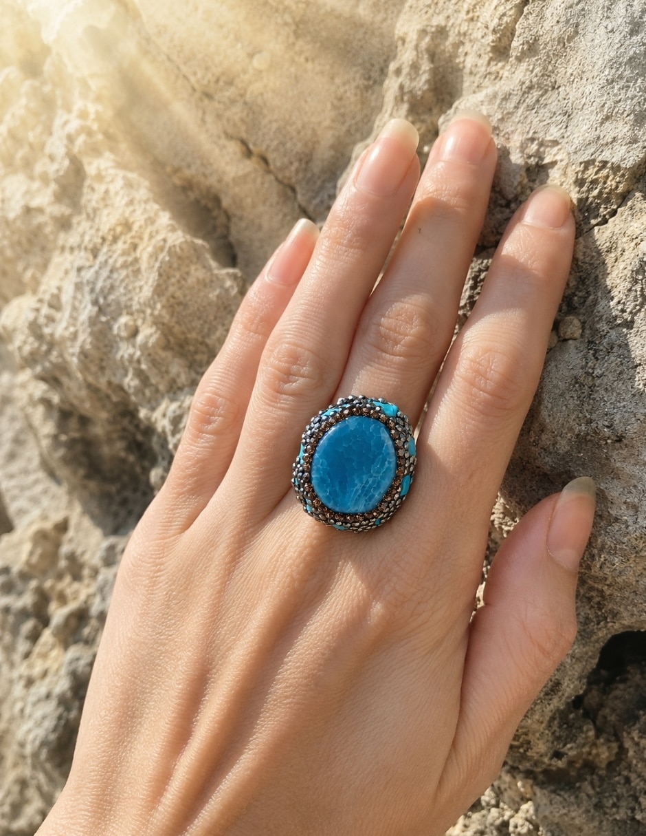 Anillo de (si aplica) Irregular Nerina No aplica Sin kilataje de Bronce Cristal Brillante 7