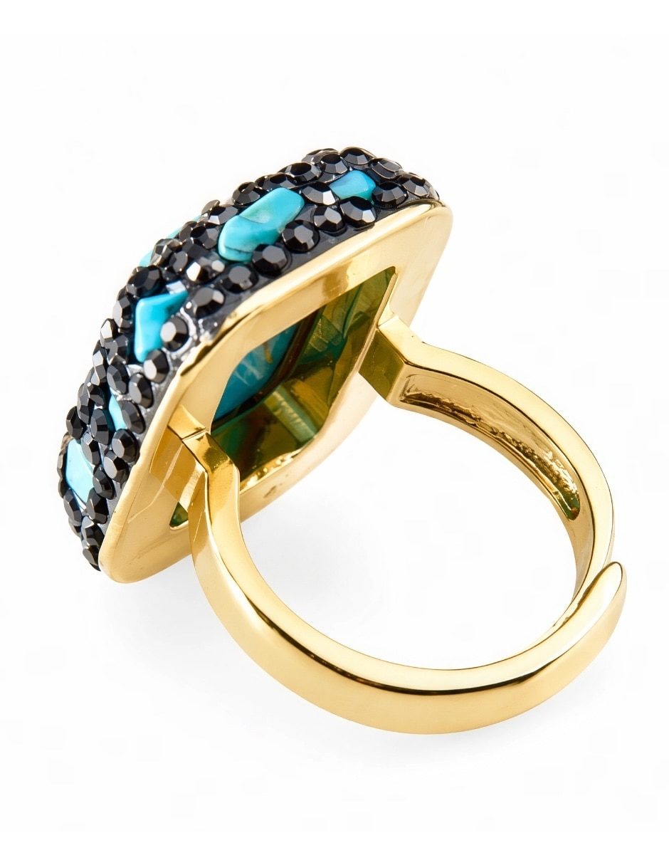 Anillo de (si aplica) Irregular Kairi No aplica Sin kilataje de Bronce Cristal Brillante 4