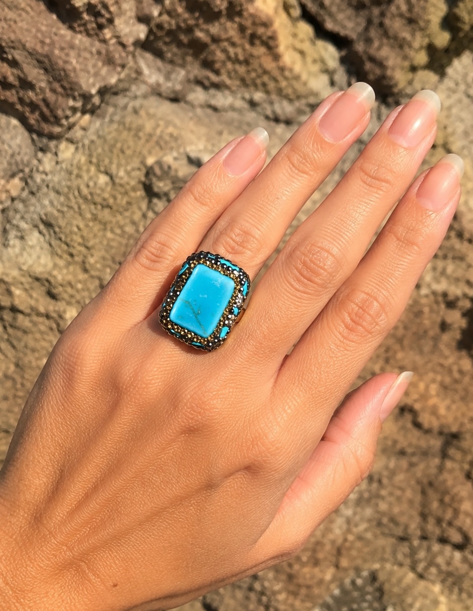 Anillo de (si aplica) Irregular Kairi No aplica Sin kilataje de Bronce Cristal Brillante 7