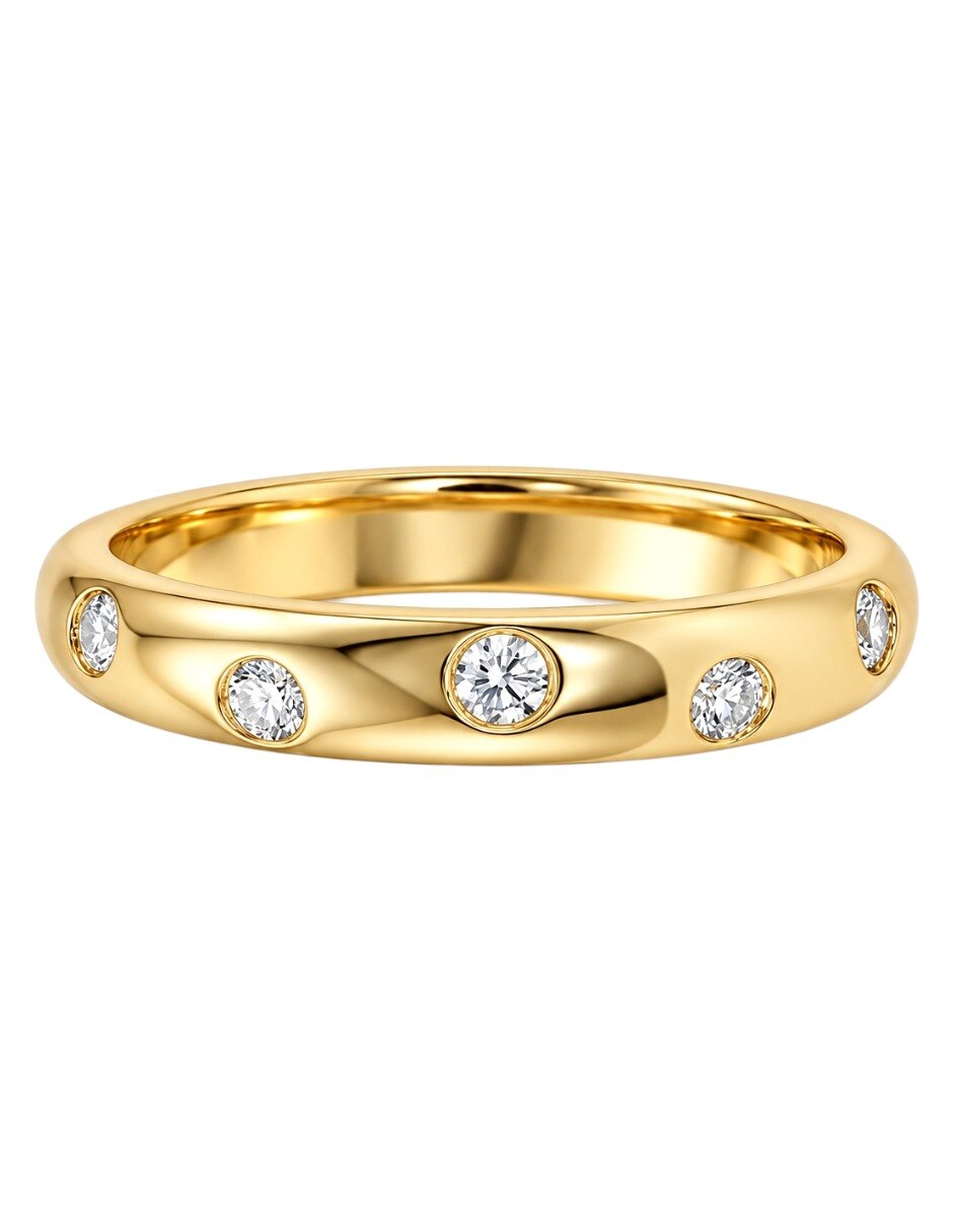 Anillo con gema de platino moissanita brillante Anillo con gema de platino moissanita brillante