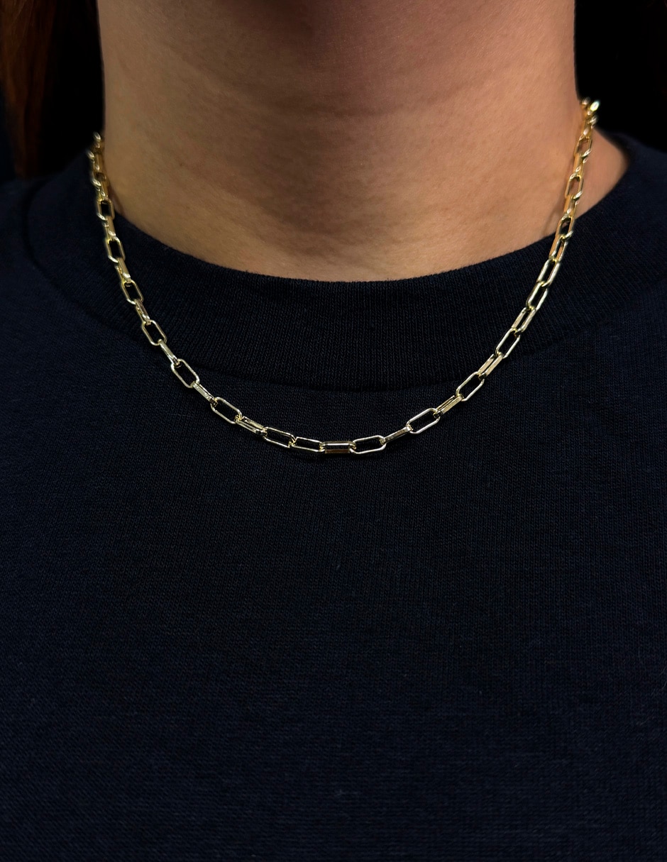 Cadena de oro laminado venus de oro laminado 18 k 5
