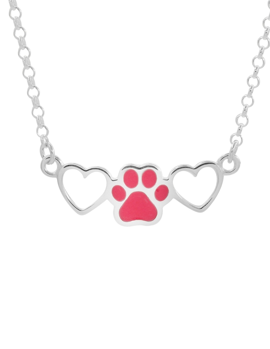 Collar Animal de (si aplica) Huella de Plata P 925 2