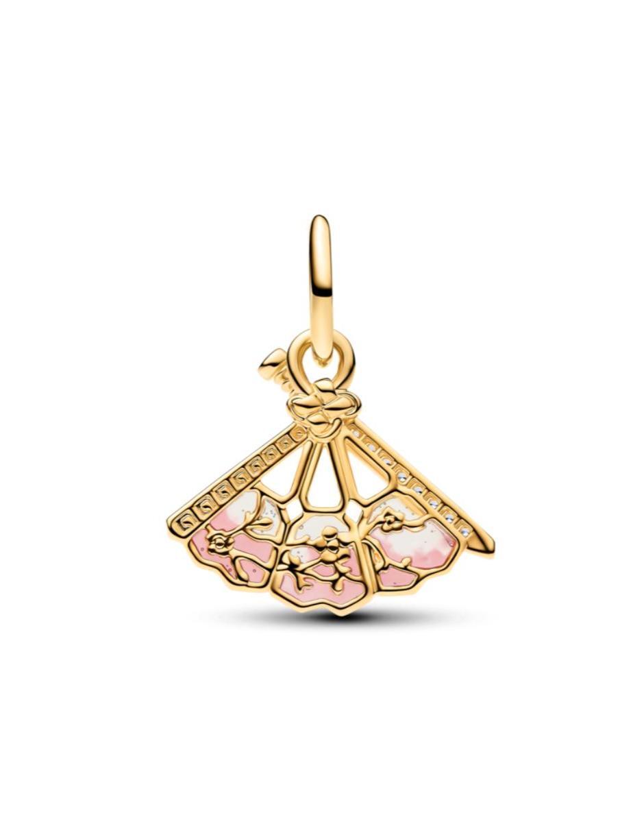 Charm de abanico disney x pandora mulan de plata p 925 2