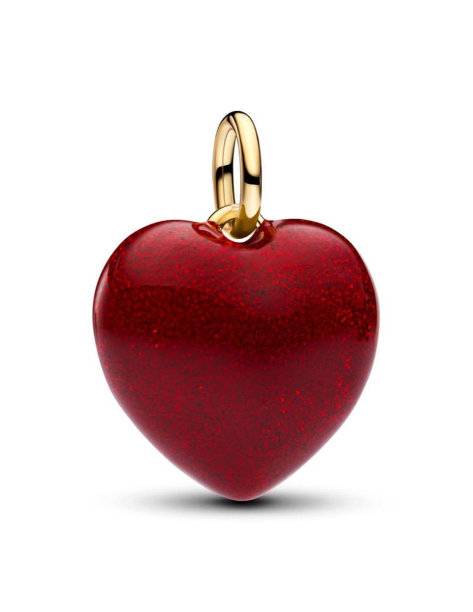 Charm de corazón moments de plata p 925