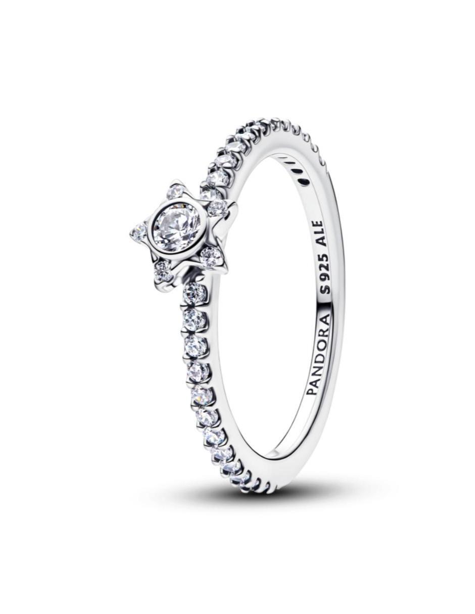 Anillo timeless p 925 de plata zirconia cúbica pulido