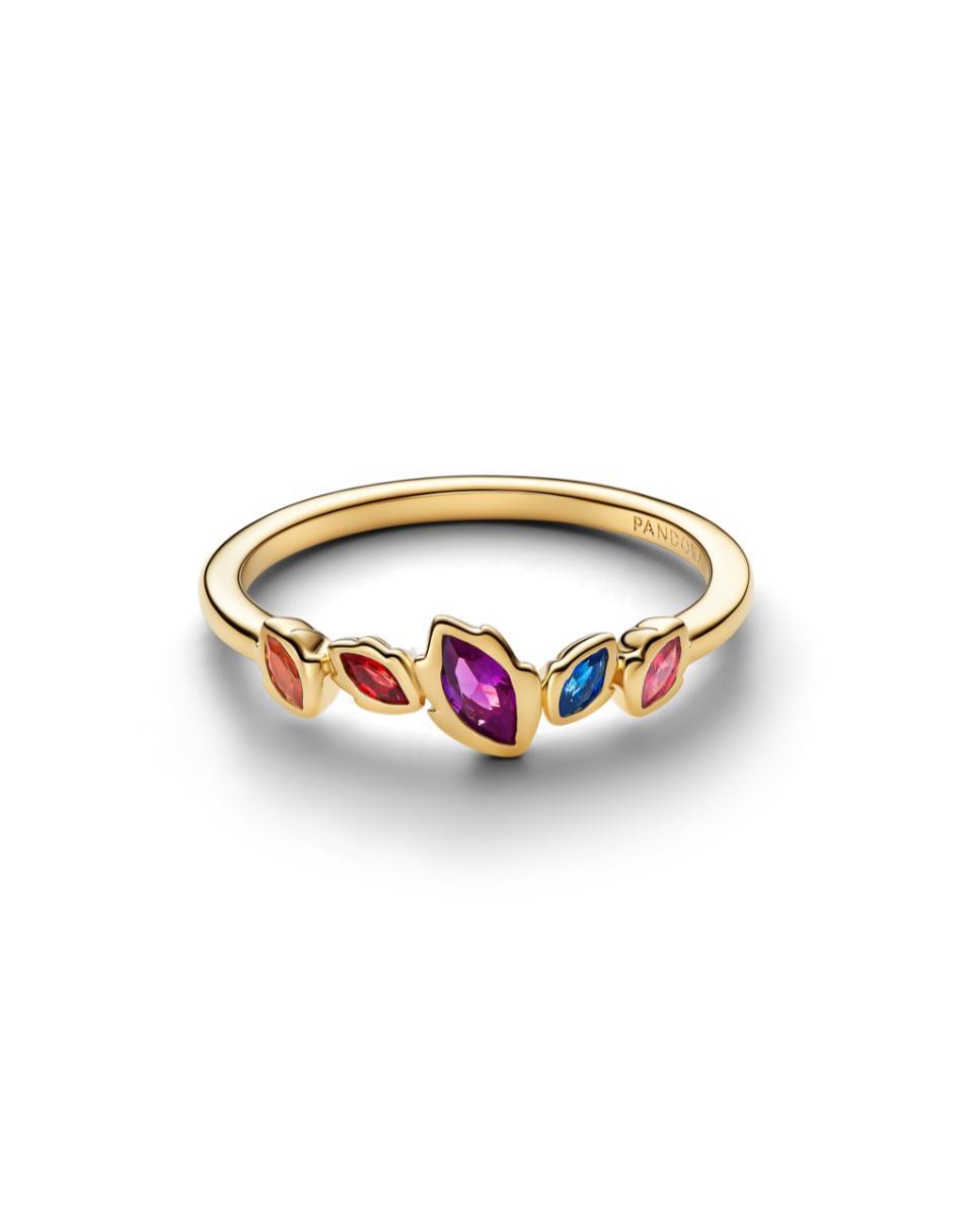 Anillo disney x pandora pocahontas p 925 de plata cristal baño de oro 2