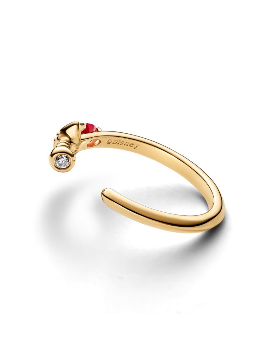 Anillo disney x pandora mulan p 925 de plata zirconia cúbica baño de oro 2