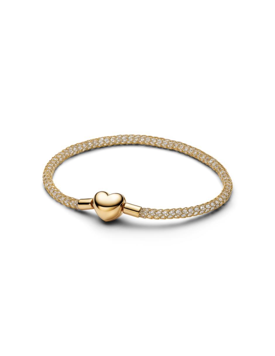 Brazalete de plata con zirconia cúbica p 925 pandora moments
