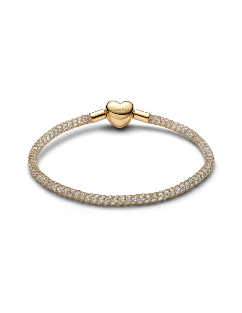 Brazalete de plata con zirconia cúbica p 925 pandora moments 2