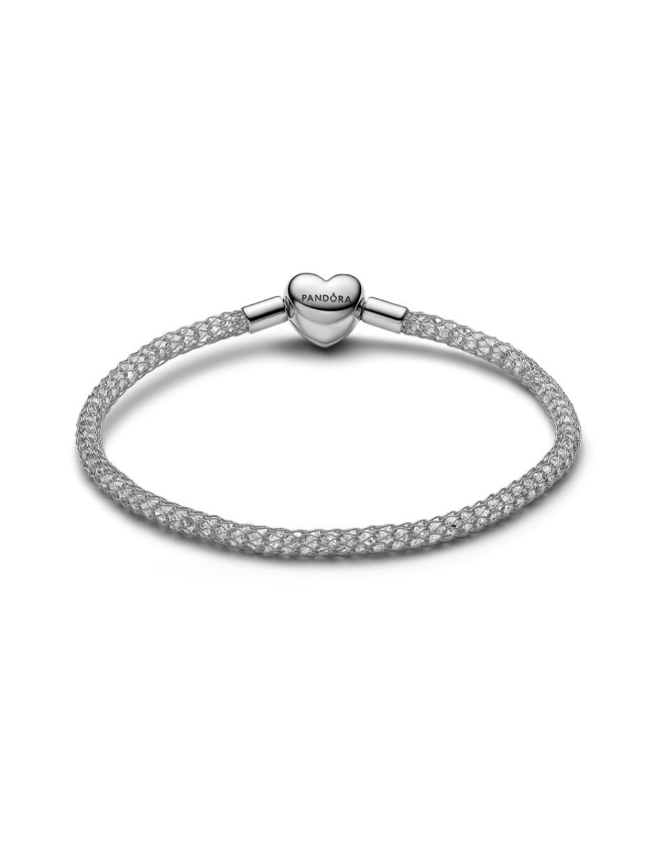Brazalete de plata con zirconia cúbica p 925 pandora moments 3