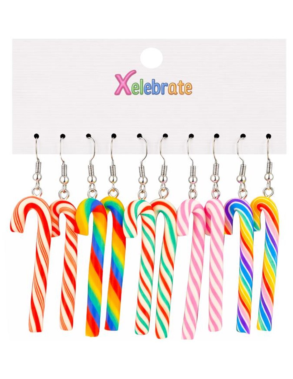 Aretes largos de navidad Aretes largos de navidad
