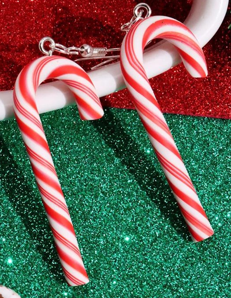 Aretes largos de navidad 4