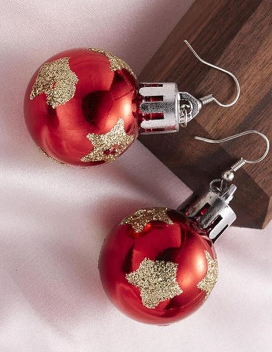 Aretes largos de navidad 4