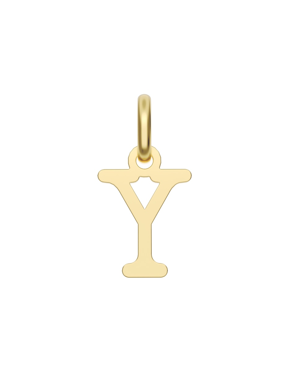 Dije de letra a de oro 10 k