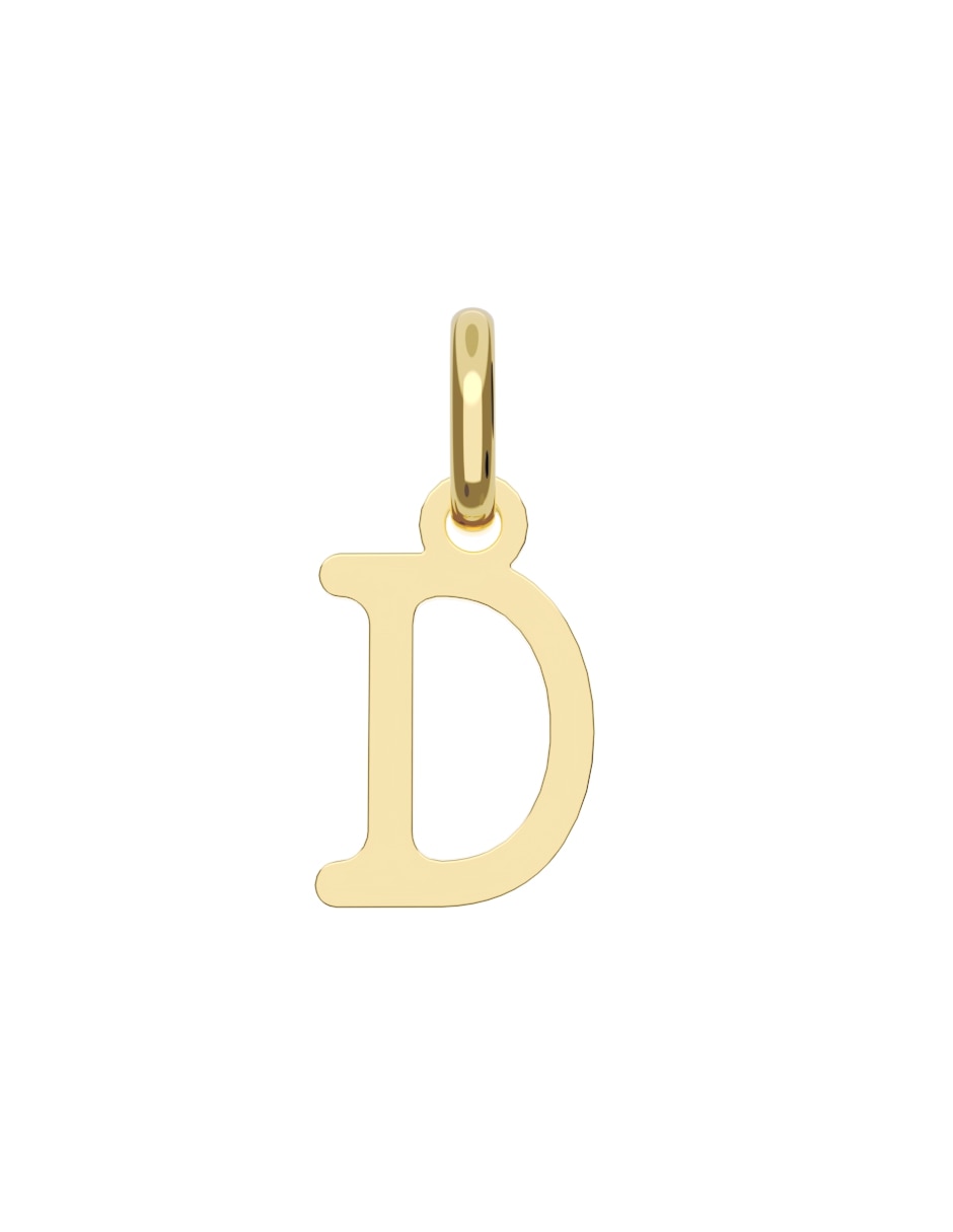 Dije de letra a de oro 10 k