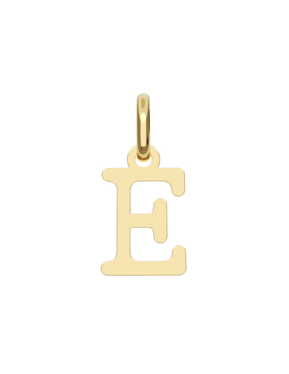 Dije de letra a de oro 10 k