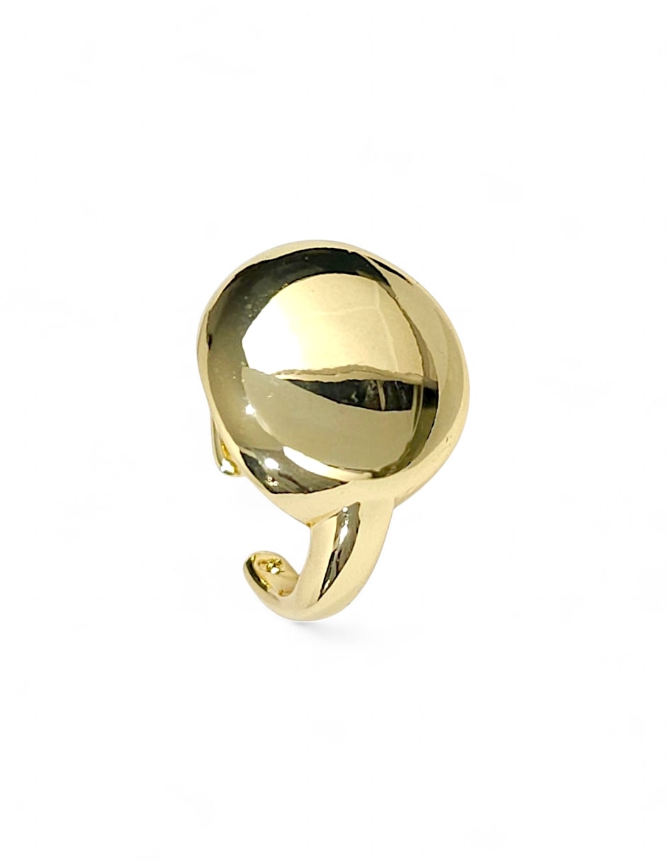 Anillo 18 k de oro laminado pulido