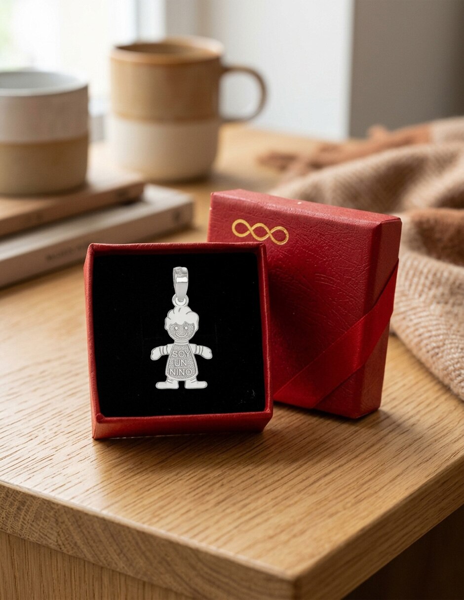 Dije de niño de plata p 925 4