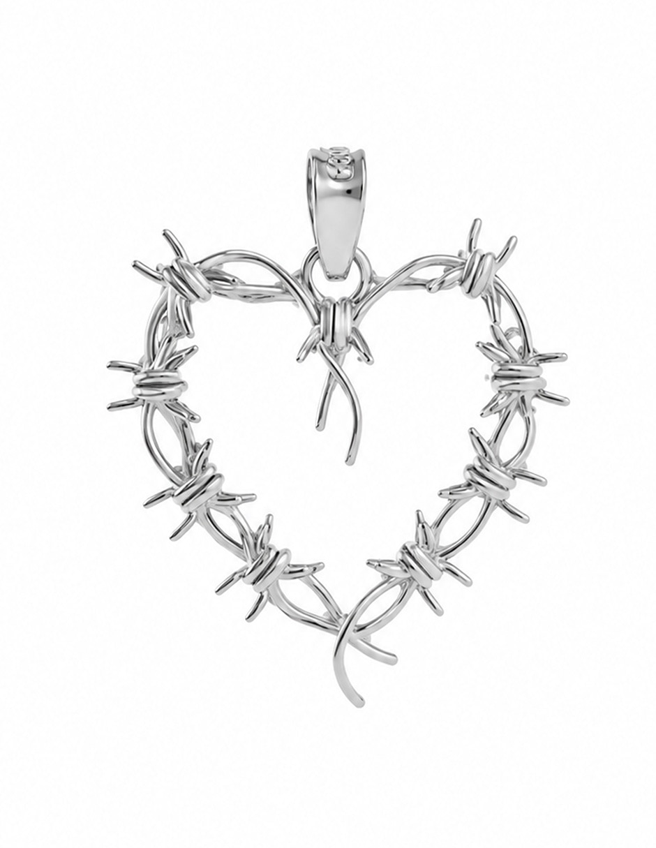 Dije de corazón de plata p 925