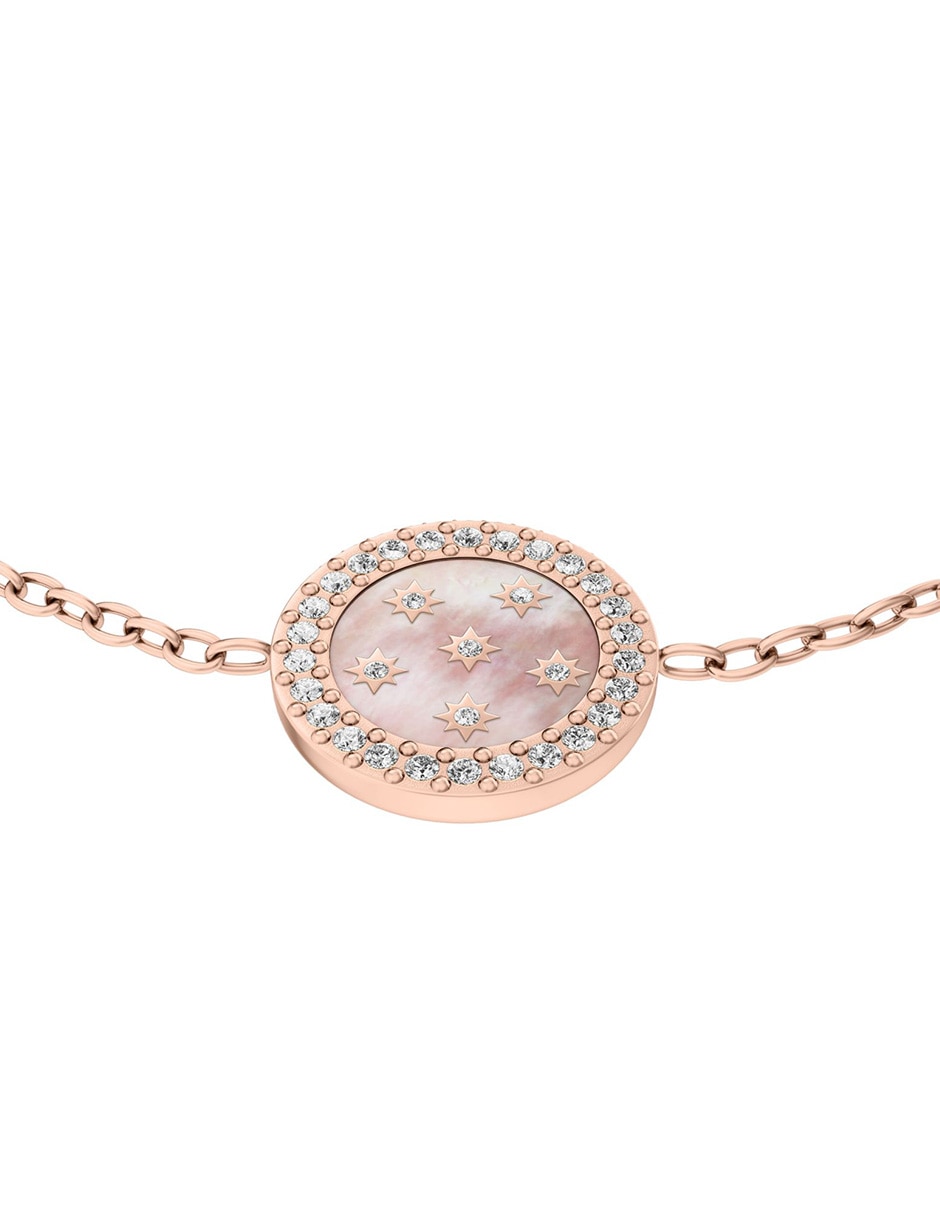Pulsera de acero inoxidable con nácar merrit the northlight collection 2