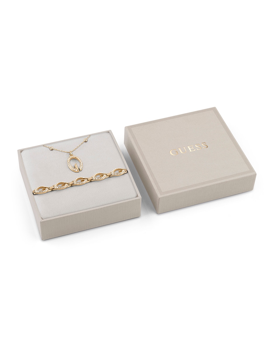 Set collar y pulsera g camden de acero inoxidable cristal Set collar y pulsera g camden de acero inoxidable cristal