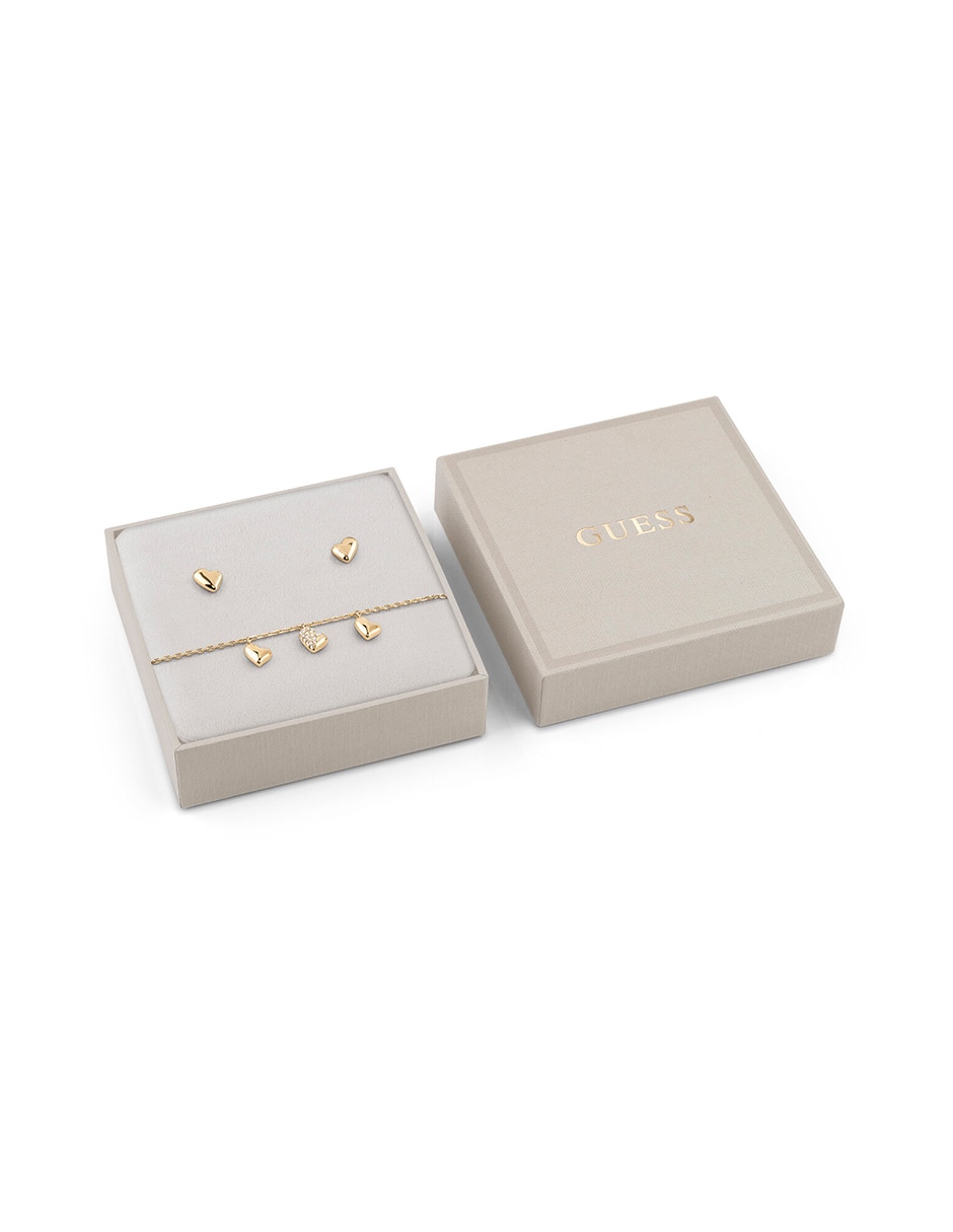 Set de pulsera golden love de acero inoxidable Set de pulsera golden love de acero inoxidable