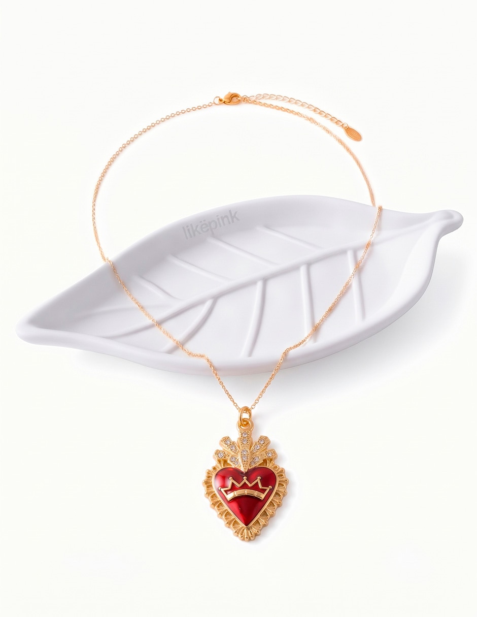 Collar de corazón 14 k Collar de corazón 14 k
