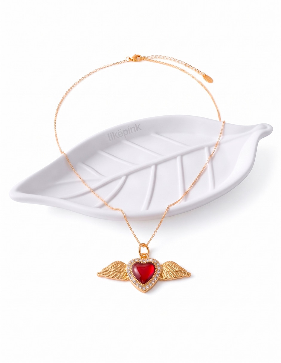 Collar de corazón 14 k Collar de corazón 14 k