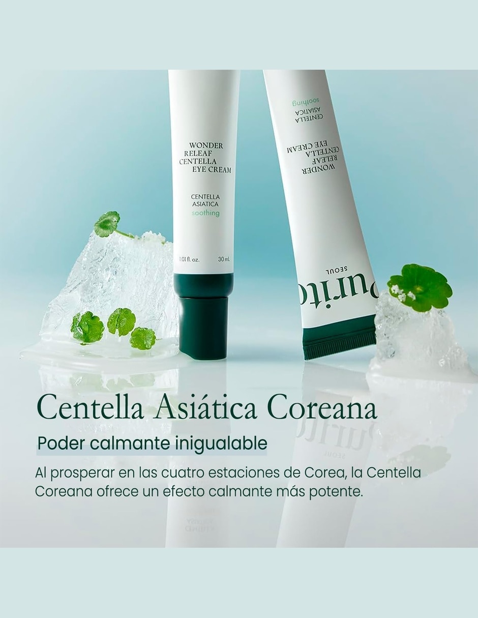 Crema para contorno de ojos recomendada para Bolsas y ojeras Día y noche Wonder Releaf Centella Todo tipo piel 4