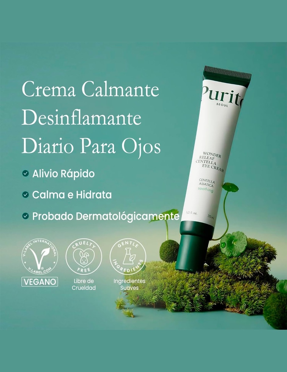 Crema para contorno de ojos recomendada para Bolsas y ojeras Día y noche Wonder Releaf Centella Todo tipo piel 6
