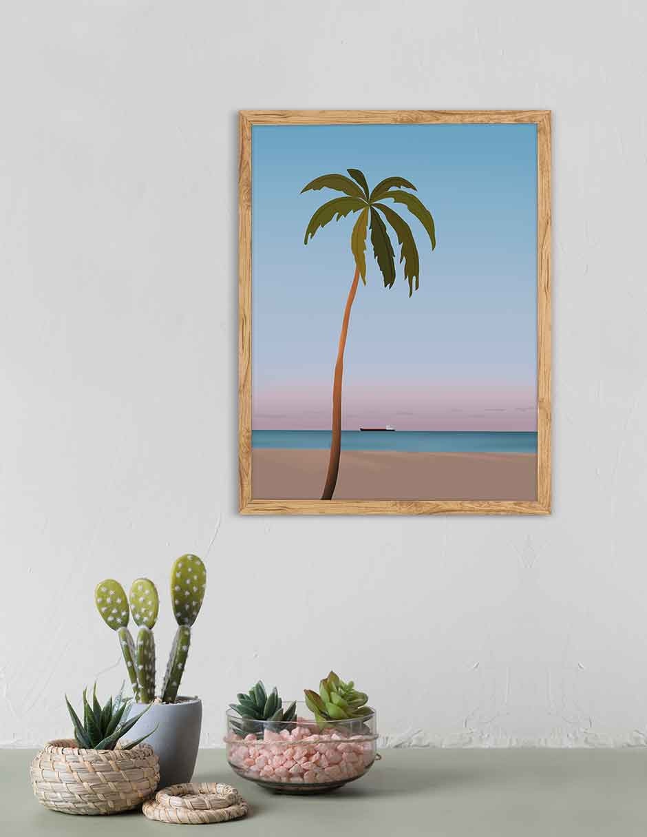 Cuadro decorativo Paisajes Ilustrados 4