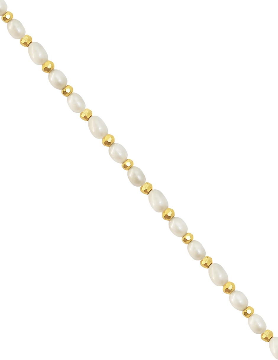 Pulsera con acabado baño de oro 14 k 2