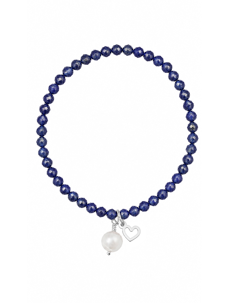 Pulsera de piedra p 925 esenciales con acabado 1