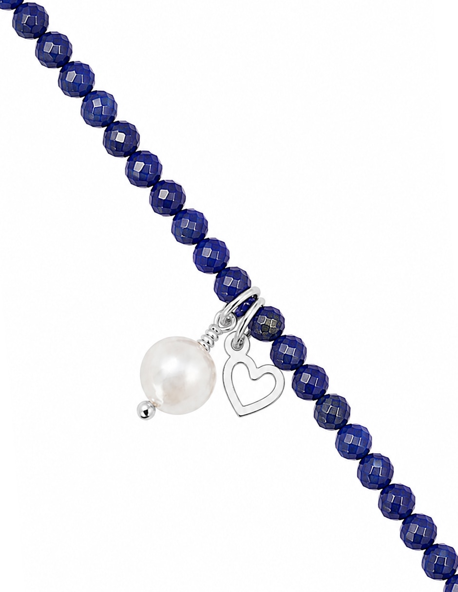 Pulsera de piedra p 925 esenciales con acabado Pulsera de piedra p 925 esenciales con acabado