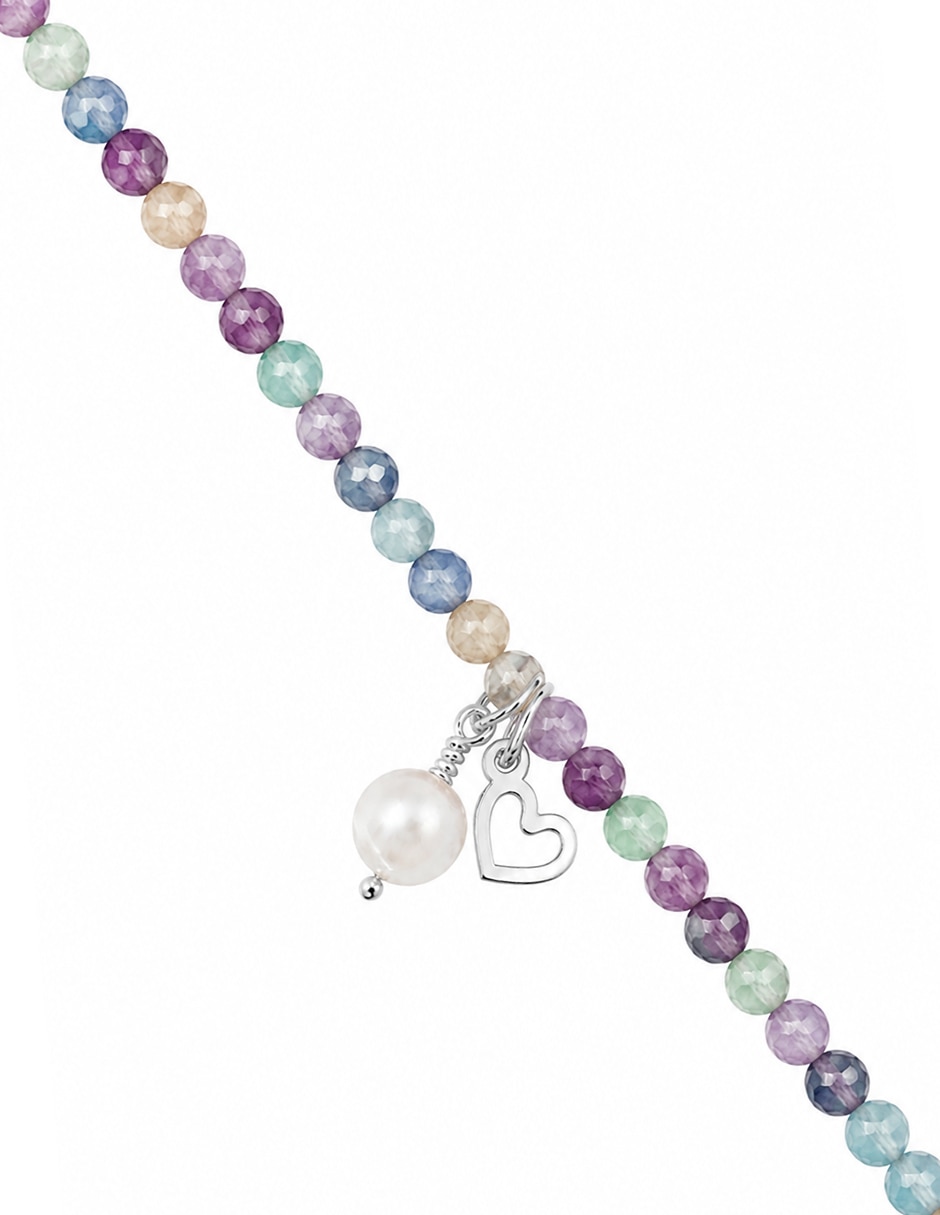 Pulsera de piedra p 925 esenciales con acabado Pulsera de piedra p 925 esenciales con acabado
