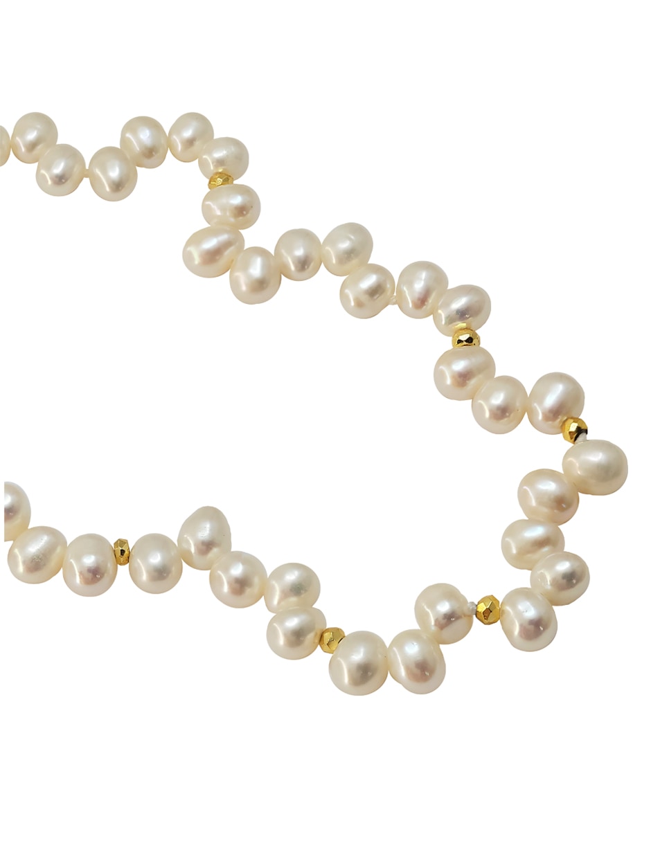 Collar con acabado baño de oro 14 K 2