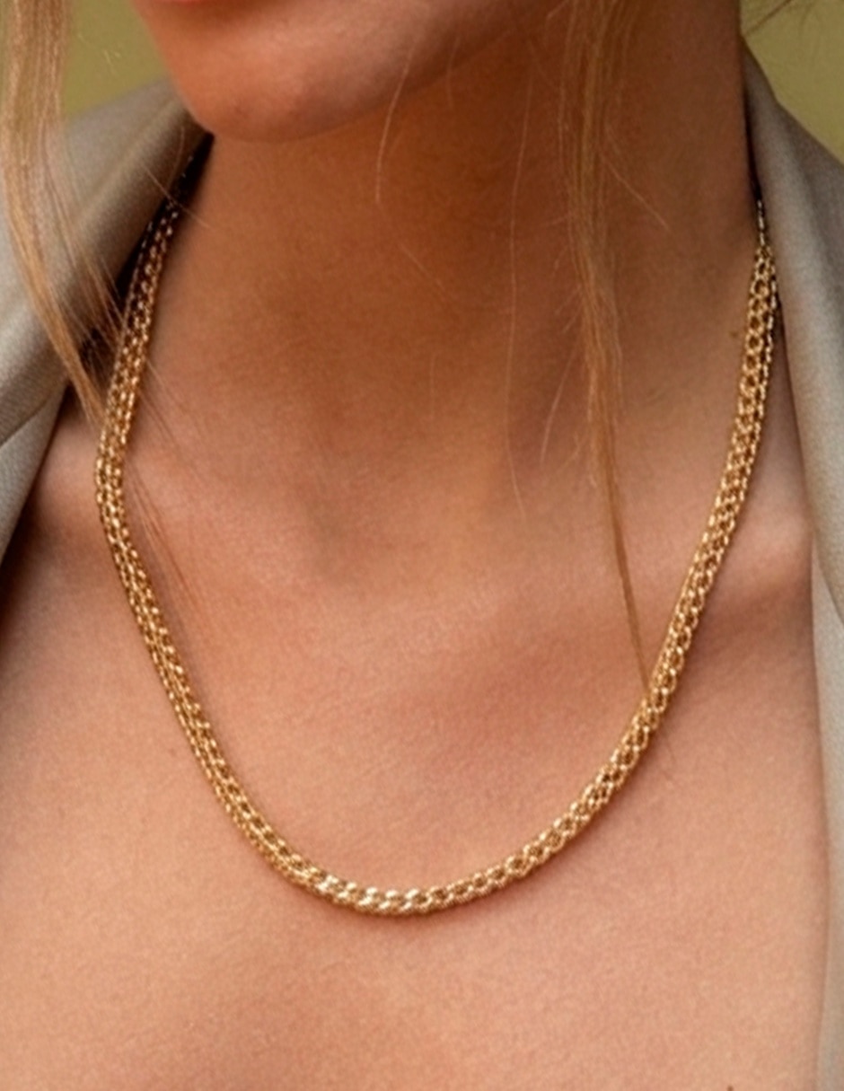 Collar Carmela Mía baño de oro 14 K 4
